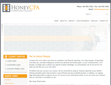 Tablet Screenshot of honeycpa.com